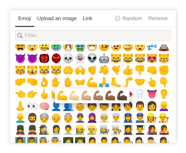 Notion Updates Emojis and Adds Skin Tone Support